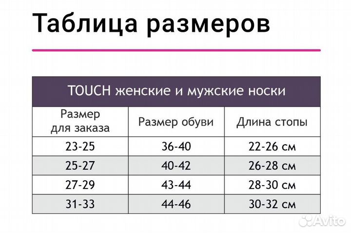 Подарочные мужские носки Touch Сильному