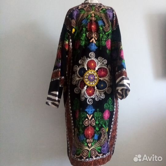 Кимоно из сюзане иката. Узбекский чапан