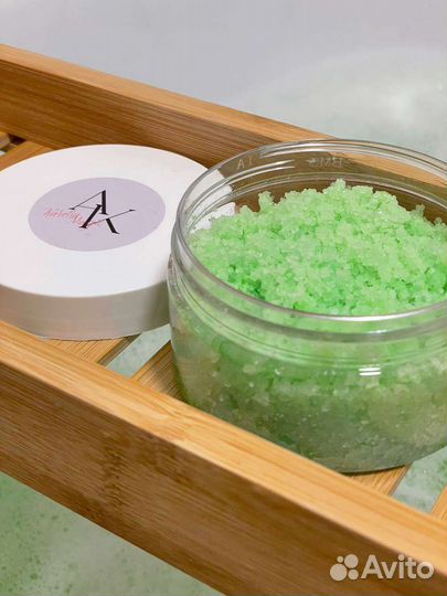 Гидрофильный скраб для тела ручной работы