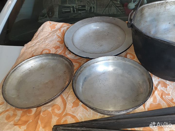 Набор походной посуды с треногой СССР