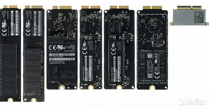 SSD для MacBook, iMac, Mac mini, 256Gb, 512Gb, 1Tb