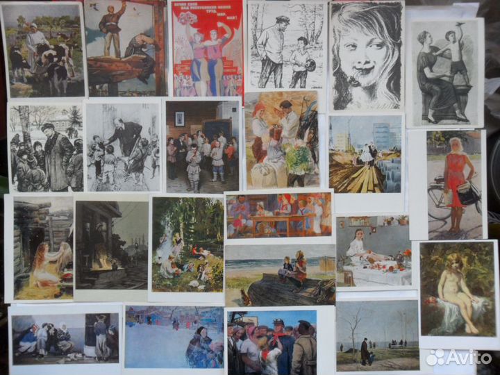 Соцреализм, школьники, дети, пионеры, целина