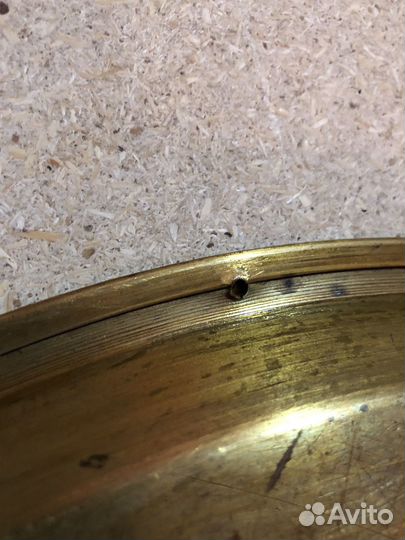 Поднос латунный царский 1882 год