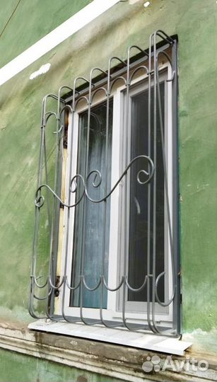 Решетки на окна N 922 из стального прутка