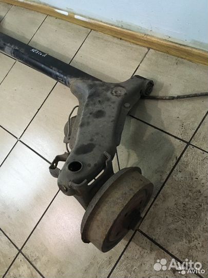 Балка задняя deo nexia