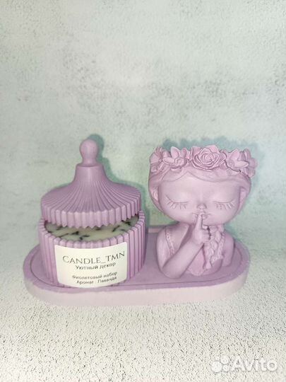 Подарочный набор/свечи ручной работы