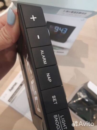 Часы радиобудильник hama