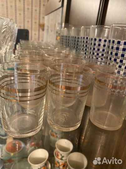 Рюмки стекло СССР 12шт