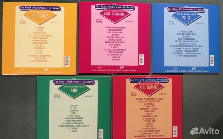 CD:Great Hits of, Lennon, Brightman, Midler, Fogli