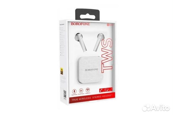 Беспроводные наушники Borofone BE40, белый