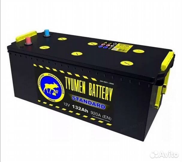 Аккумулятор Тюмень 132/190Ач