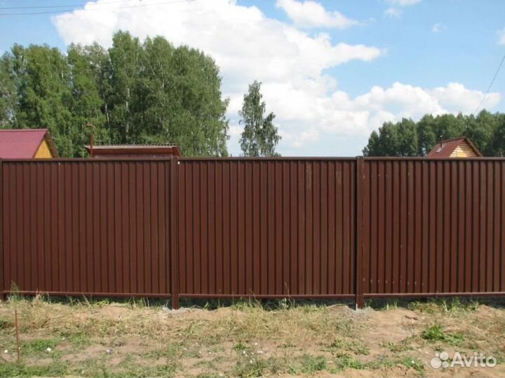 Заборы из профлиста
