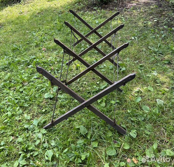 Старинная офицерская раскладушка