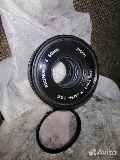 Пленочный объектив Rikoh 50mm2