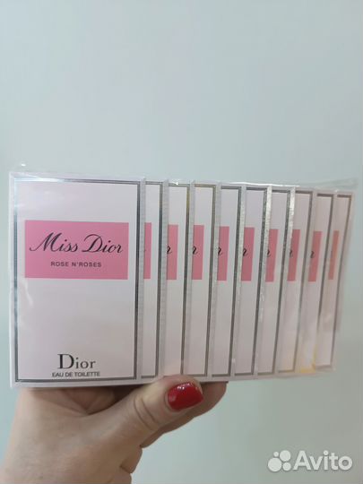 Miss dior rose n roses туалетная вода 10 шт семплы
