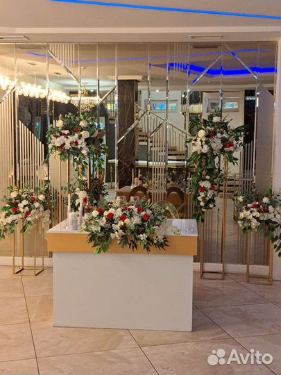 Оформление свадьбы/украшение зала