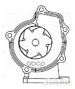 Насос водяной (помпа) nissan rrimera P10/sunny