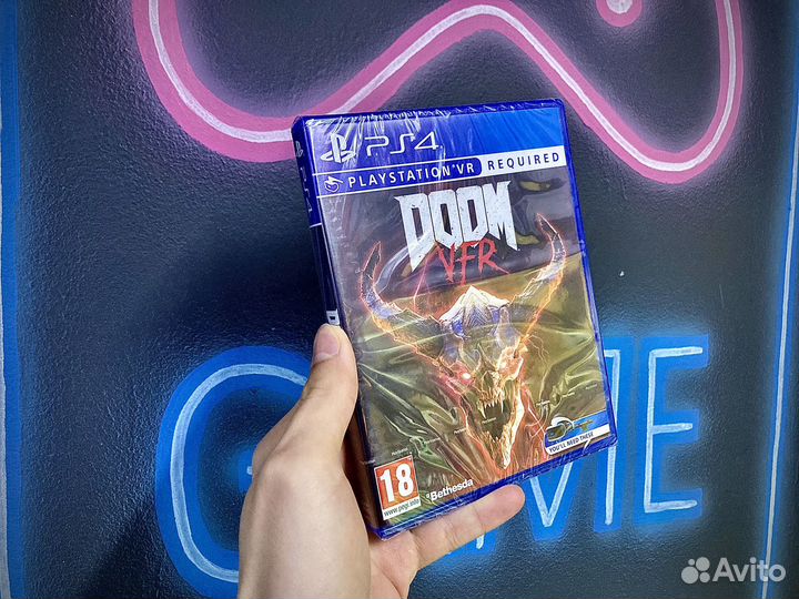 Диск ps4 ps5 Doom VFR VR