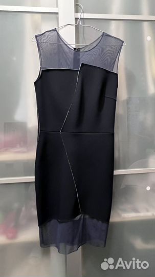 Платье женское, Sandro, ориг., р. 2 (м) синее