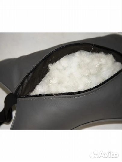 Подушка косточка Nissan беж кожа