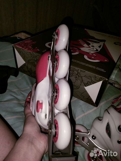 Роликовые коньки детские раздвижные новые