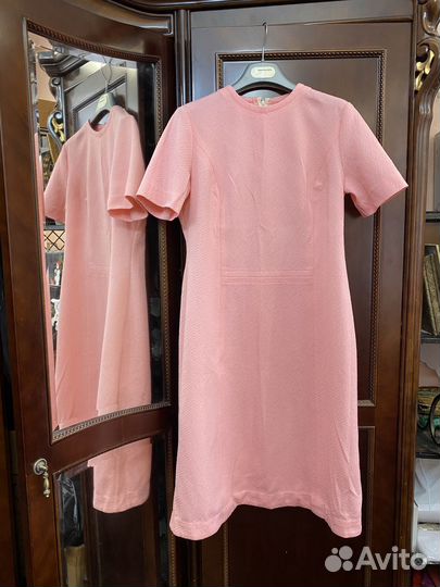 Платье СССР винтаж 60-х годов кремплин