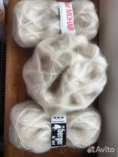 Пряжа для вязания мохер