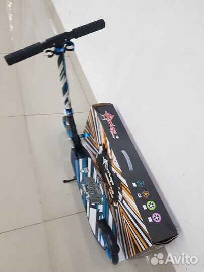 Самокат Explore Connect Plus Blue New свет колеса