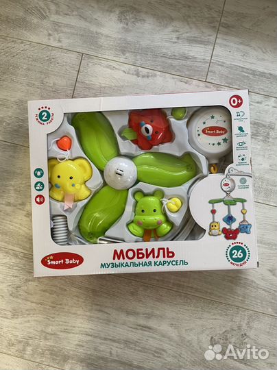 Мобиль на кроватку новый