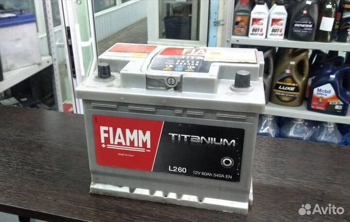 Аккумулятор автомобильный Fiamm 60Ah Б/у