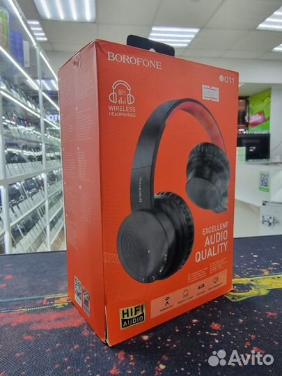 Беспроводные наушники Borofone BO11, черный