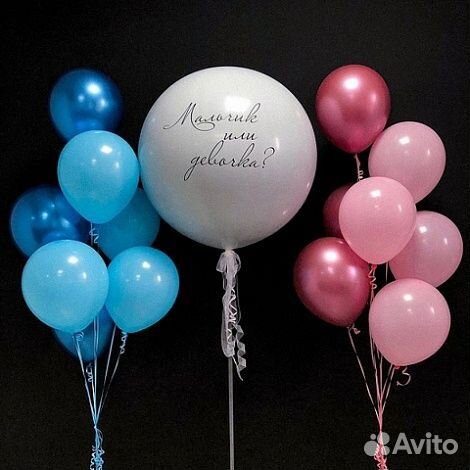 Воздушные шарики для гендер-пати