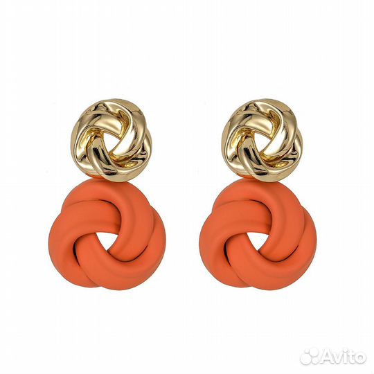 Серьги крупные праздничные