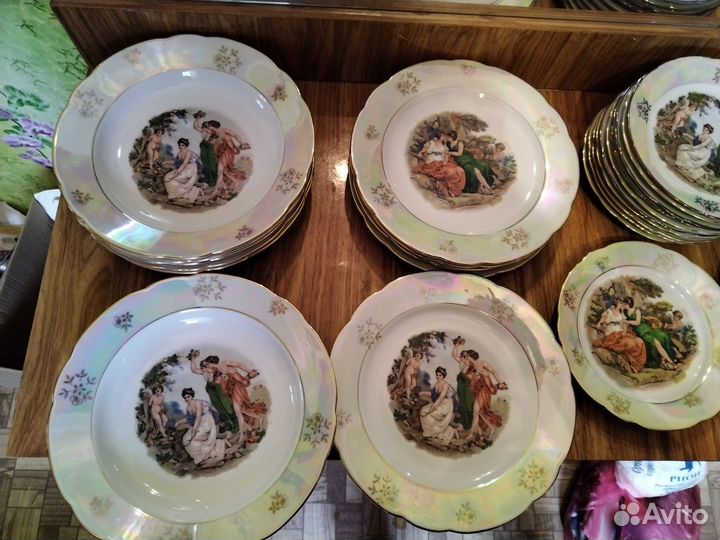 Тарелки Мадонна ГДР, разные, сервиз