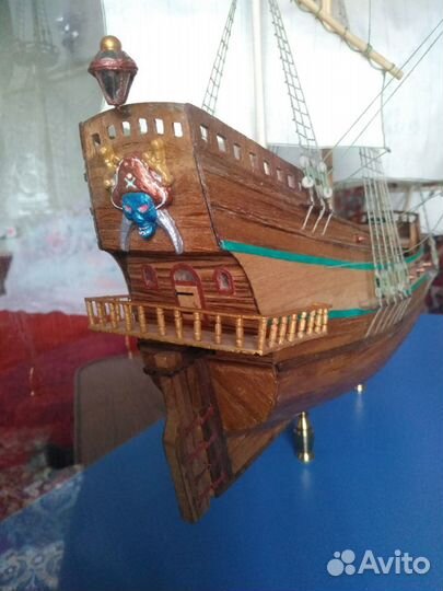 Пиратский Галион, галеон.Парусник,Корабль,корсары
