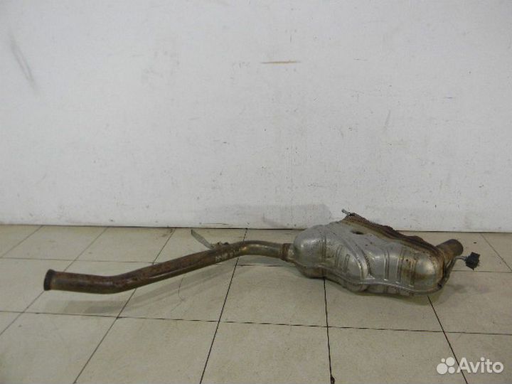 Задняя банка глушителя