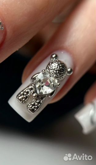 Ногти крейзи дизайн маникюр наращивание