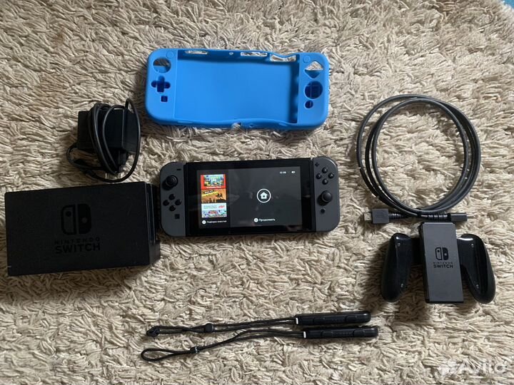 Nintendo switch rev 2 с играми, обмен