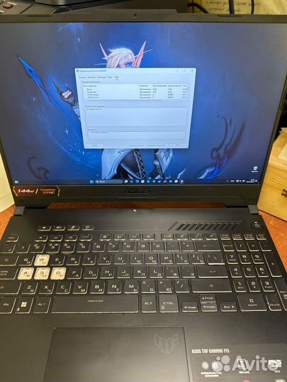 Игровой ноутбук asus TUF gaming FX507 (i5 12500H, RTX 3050)