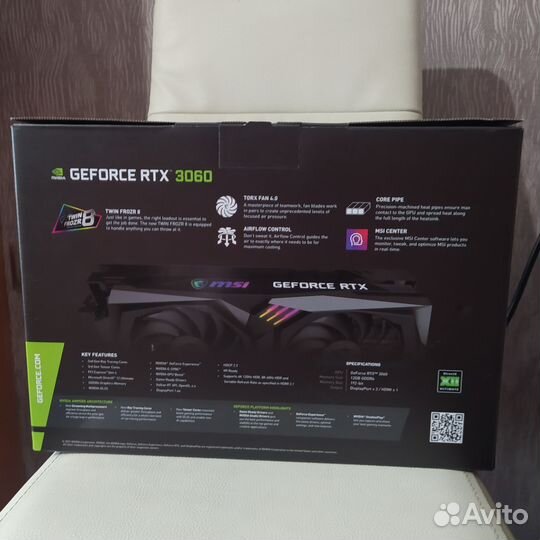 MSI geforse RTX 3060 gaming X 12 GB