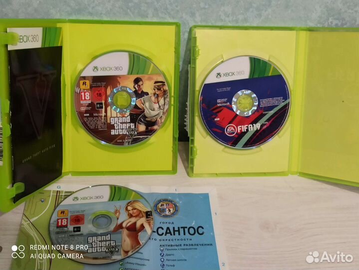 Диск с играми на xbox360