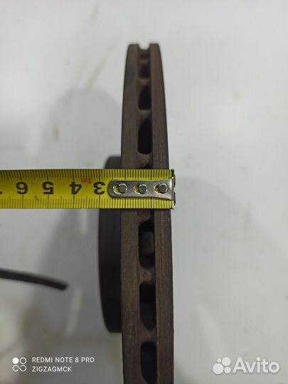 Тормозной диск(задний левый) (Volvo XC90 II)