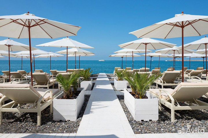 Пляжные зонты от солнца с наклоном