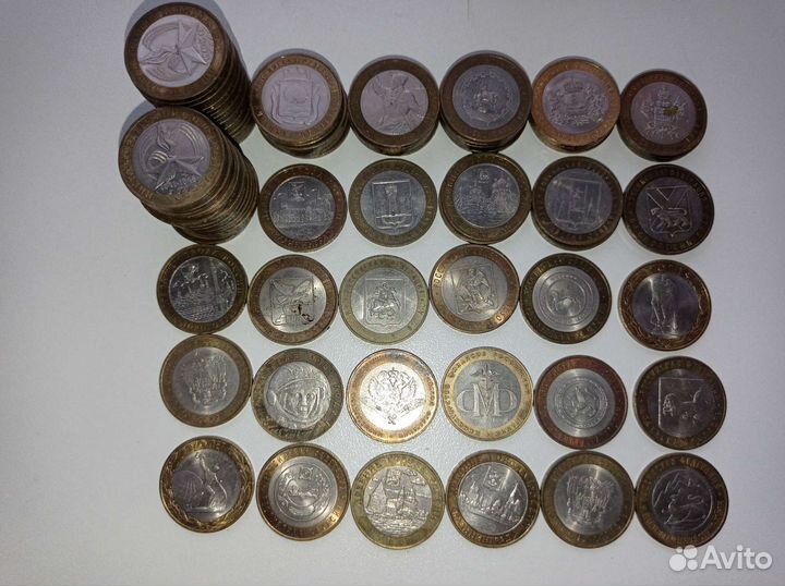 Юбилейные монеты по 10