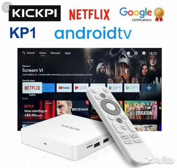 Kickpi KP1 Android TV Google Сертификация