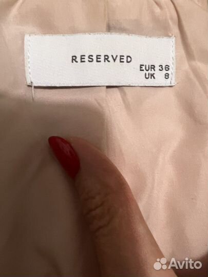 Жакет reserved s розовый