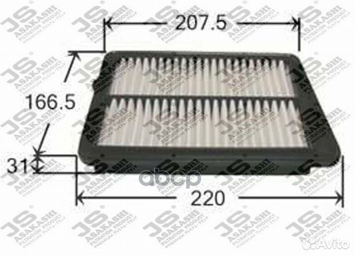 Фильтр воздушный a748j JS Asakashi