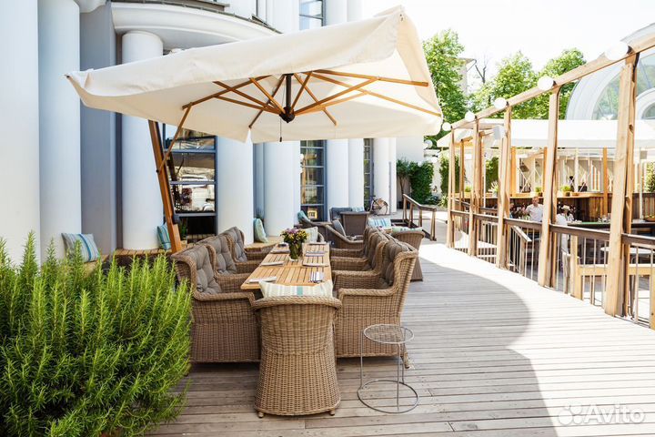 Зонт уличный ветроустойчивый