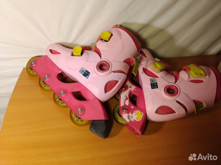 Роликовые коньки oxelo детские раздвижные 30-32