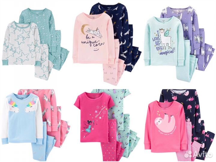 Пижама Carters оригинал 12М-5Т